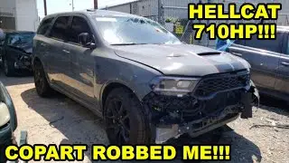My New 2021 Dodge Durango Hellcat - How Copart kept me from Roadkill Nights
