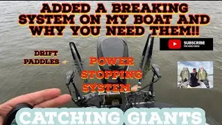 I PUT A BREAKING SYSTEM ON MY BOAT IT IS A GAME CHANGER!!! HOW I DID IT! AND HOW THEY WORK!