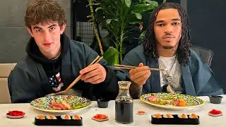 Ian & Plaqueboymax Sushi Mukbang!