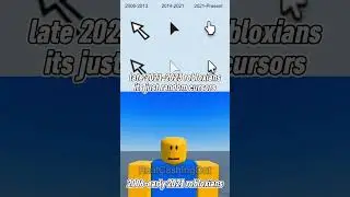 The og roblox cursors 😢 #fyp #shorts #roblox #nostalgia