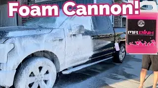How Use A Foam Cannon | Chemical Guys Mr. Pink | First Use Review