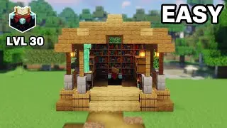 Minecraft: How to Build an Enchanting Room | Minecraft Tutorial