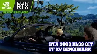 Final Fantasy XV / RTX 3080 benchmark / DLSS off 4K, 2K, 1080P
