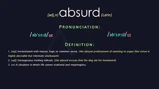 Absurd Meaning And Pronunciation | Audio Dictionary