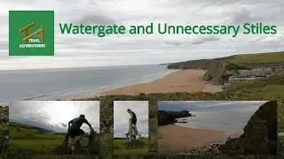 Trail Running unnecessary Stiles to Watergate and Porth Beach