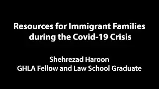 Resources for Immigrant Families during the Covid-19 Crisis