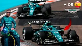 F1 24 Modo Carreira 08 - Espanha 50% - O Podio &eacute; Nossa Meta