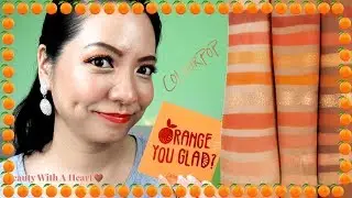 ColourPop Orange You Glad Palette Swatches, Eye Makeup, Review- Is It For You?