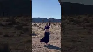 Belly dance in a desert/ Fat Chance Belly Dance / ATS style  #fatchancebellydance