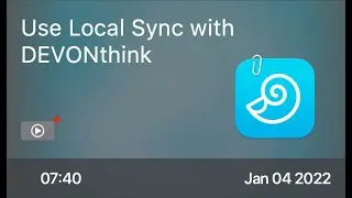 SCOM1114 - Use Local Sync with DEVONthink - Preview