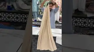 trending stylish western style imported crush wool fabric #bridallanga #bride #dress #bridalfabric #