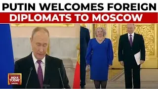 Russia's President Putin Receives Credentials Of New Foreign Ambassadors Posted To Moscow