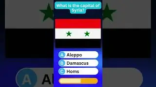 What is the capital of Syria? VWLYT #QuizMagic #ViralQuiz