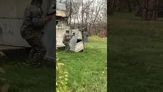Чел даже ничего не понял😎 #гладиатор #paintball #пейнтбол #camera #game