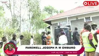 The Farewell ceremony of Joseph P. Mamburo