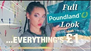 FULL FACE of POUNDSHOP MAKEUP! | Cheap Makeup Review