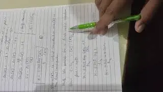 First order reaction with integrated rate law