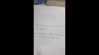 To make Table design by using code of HTML (HyperText Markup Language)