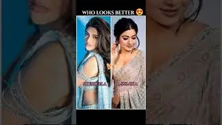 Sreeleela vs Rashmika | Beauty Queen Face-Off  #Shorts #Sreeleela  #RashmikaMandanna #bollywood