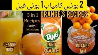 Orange Recipes | Tang powder,Jam,Juice | Sh cooking with hafsa.