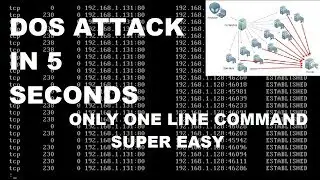 How to Dos attack practical video