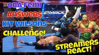 Реакция стримеров! Оба Феми отвечает на открытый вызов Кита Уилсона!! #wwe #smackdown #wrestling