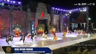 Penampilan Reog Batam Madani Pawargo Batam Kepulauan Riau FNRP XXIX Grebeg Suro 2024