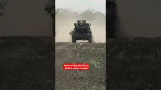 Arrival of the Buk-M1 SAM air defence system.