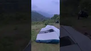 Camping at araku valley #vizag #travel #araku  #cinematic #nature #iPhone #vlog #camping