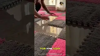 Make Your Floor Soft & Safe in Minutes With Puzzle Mats: #floor #carpet #mats #shorts