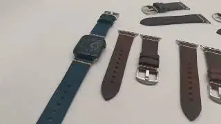 High Quality Luxury Replacement Wrist Strap Belt Genuine Leather Watch Band For Apple Iwatch Series