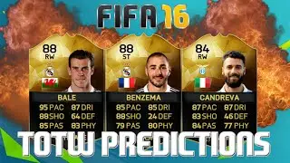 FIFA 16 TOTW 15 Predictions FT IF Bale , IF Benzema , IF Candreva