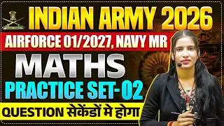 Navy MR 2026 | Army & Airforce Y Group | Maths Practice Class | By Preeti Mam #navymr2026 #army