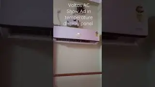 Ad in voltas AC, Why show Ad in temperature display panel. How to fix Ad.