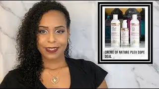 Creme of Nature Plex Breakage Defense Review & Demo | CurlBox August Dope Deal | JackieNaturals