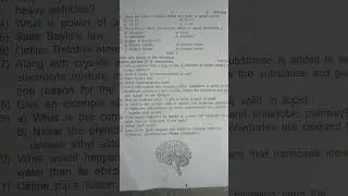 #10th std science first revision exam 2023 question paper