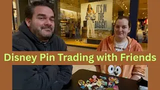 Disney Pin Trading with Friends #disney #pintrading #disneypins #pincollection #disneymerch #pins