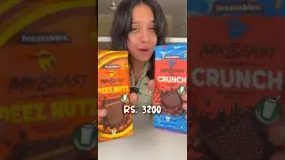 Rating Every MrBeast Chocolate Bar 🍫 | Feastables Review 😱 @sosaute #shorts
