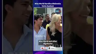 Miss World Karolina Bielawska Visited Kashmir & Enjoyed The Dal Lake Ride