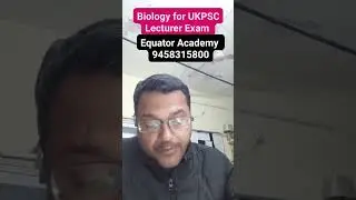 Online Biology course for UKPSC Lecturer Exam #ukpsc #ukpcs #psc #pcs