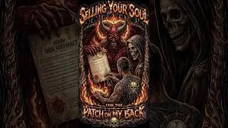 Selling your soul for the patch on my back #suno #aimusic #hardrock