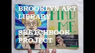 Brooklyn Art library sketchbook project flip through tour