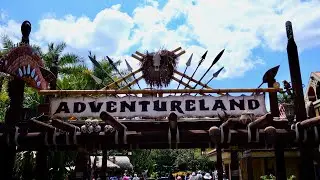 Magic Kingdom Adventureland 2022 Summer Walkthrough in 4K | Walt Disney World Florida August 2022