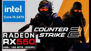 El PC más barato para CS2 Test de rendimiento RX 550 i5 3470