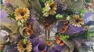 How to make an Artificial Deco Mesh Wreath