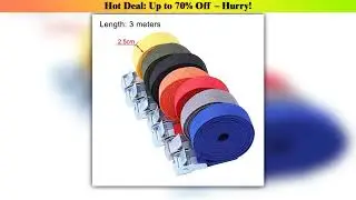 Hands-on 3M Cargo Straps With Buckle Tie-Down Belt for Motorcycle Car Bicycle Metal Tow Rope Strong