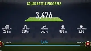 FIFA 18 | Squad Battles | Ultimate difficulty | Full game | 3476 points