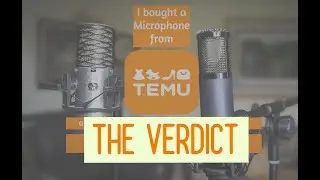 Temu Mic Test The Verdict - Large Condenser Microphone Comparison.