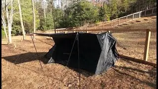 Winter Hot Tent Camping on the Farm | No Talk Camping