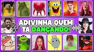 ADIVINHE QUEM TÁ DANÇANDO!! 💃🎶Bob Esponja, Neymar, Rato Milton, Ó U Gás, Emilly Vick, Não Choraxx